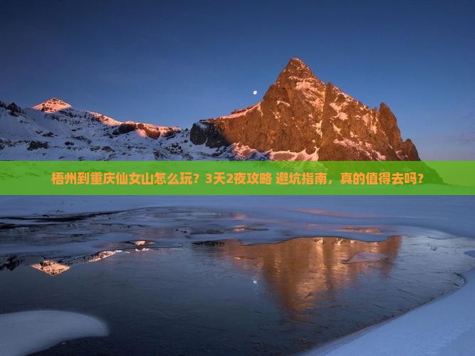 梧州到重庆仙女山旅行社
