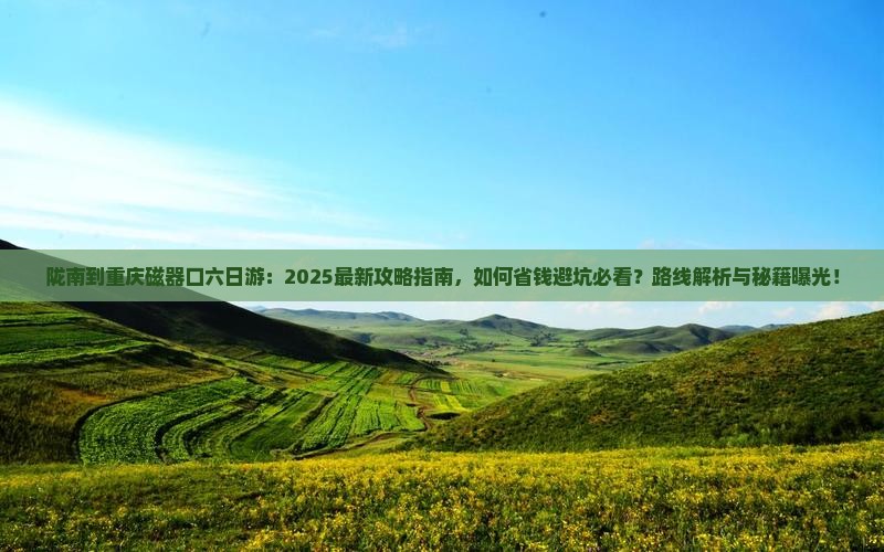 陇南到重庆磁器口六日游