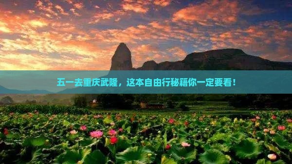 劳动节去重庆武隆自由行