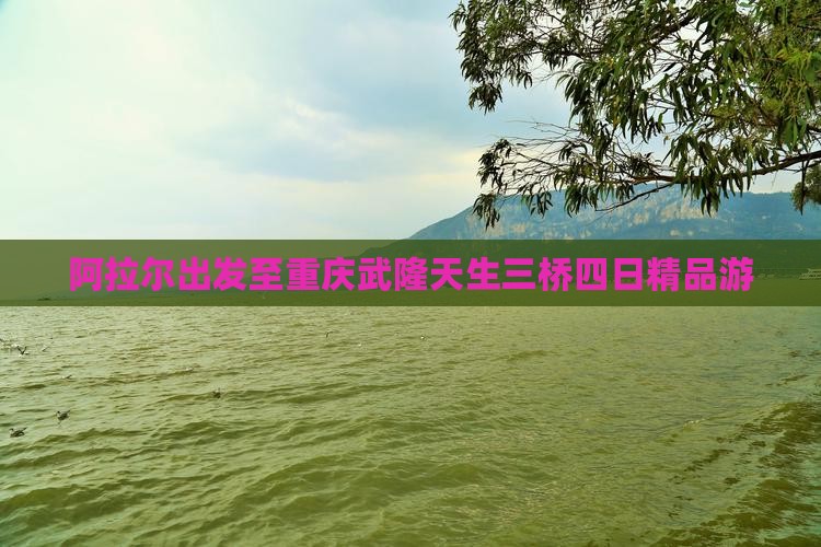 阿拉尔出发至重庆武隆天生三桥四日精品游