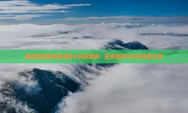 攀枝花至重庆渣滓洞七日深度游：历史遗迹与文化探索之旅