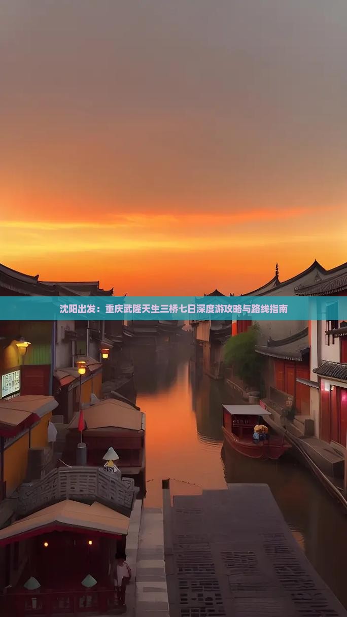 沈阳出发：重庆武隆天生三桥七日深度游攻略与路线指南