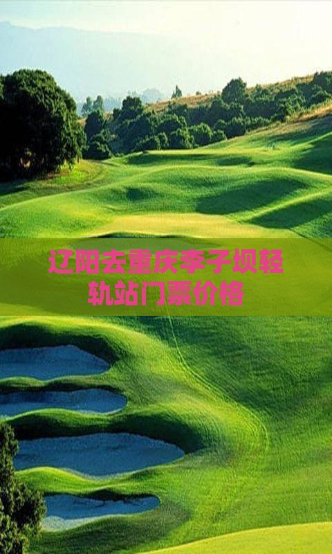辽阳去重庆李子坝轻轨站门票价格