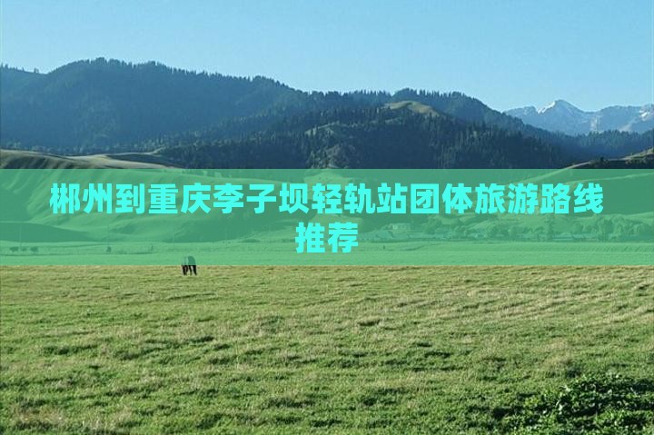 郴州到重庆李子坝轻轨站团体旅游路线推荐