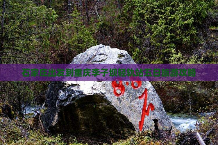 石家庄出发到重庆李子坝轻轨站五日旅游攻略