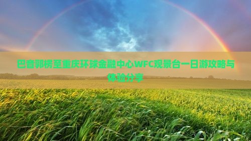 巴音郭楞至重庆环球金融中心WFC观景台一日游攻略与体验分享