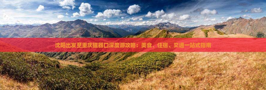 沈阳出发至重庆磁器口深度游攻略：美食、住宿、交通一站式指南