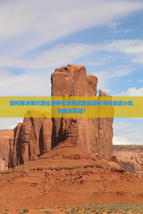 如何解决博尔塔拉游客在重庆武隆旅游时寻找地道小吃的痛点问题？