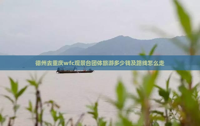 德州去重庆wfc观景台团体旅游多少钱及路线怎么走