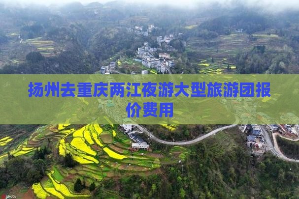 扬州去重庆两江夜游大型旅游团报价费用
