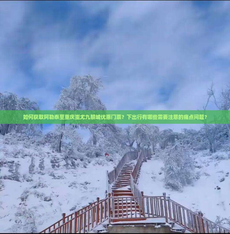 如何获取阿勒泰至重庆蚩尤九黎城优惠门票？下出行有哪些需要注意的痛点问题？