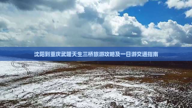 沈阳到重庆武隆天生三桥旅游攻略及一日游交通指南