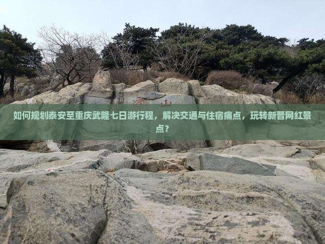 如何规划泰安至重庆武隆七日游行程，解决交通与住宿痛点，玩转新晋网红景点？
