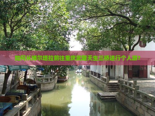 如何从博尔塔拉前往重庆武隆天生三桥进行个人游？