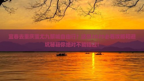 宜春去重庆蚩尤九黎城自由行