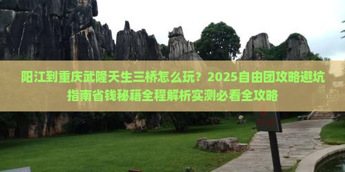 阳江到重庆武隆天生三桥自由团