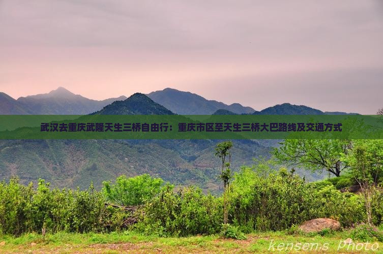武汉去重庆武隆天生三桥自由行：重庆市区至天生三桥大巴路线及交通方式