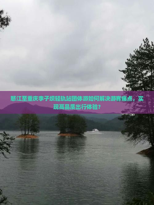 怒江至重庆李子坝轻轨站团体游如何解决游客痛点，实现高品质出行体验？
