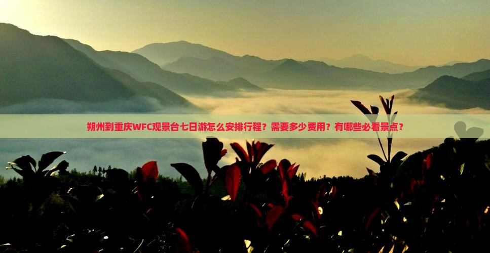朔州到重庆WFC观景台七日游怎么安排行程？需要多少费用？有哪些必看景点？