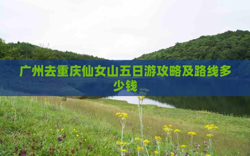 广州去重庆仙女山五日游攻略及路线多少钱