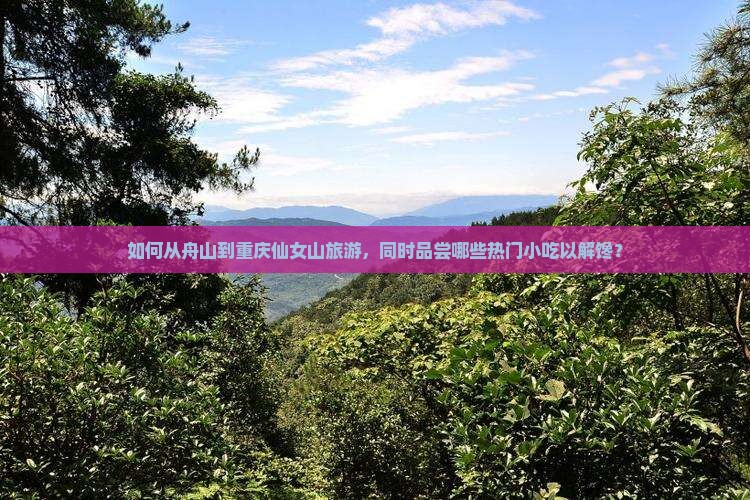 如何从舟山到重庆仙女山旅游，同时品尝哪些热门小吃以解馋？
