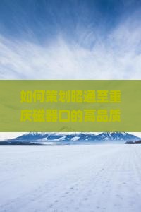 如何策划昭通至重庆磁器口的高品质团体旅游活动？