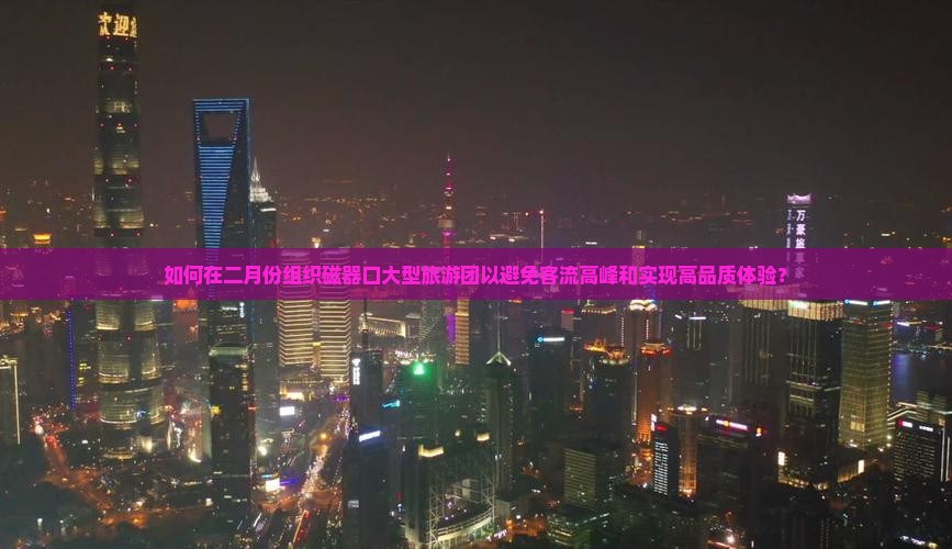 如何在二月份组织磁器口大型旅游团以避免客流高峰和实现高品质体验？