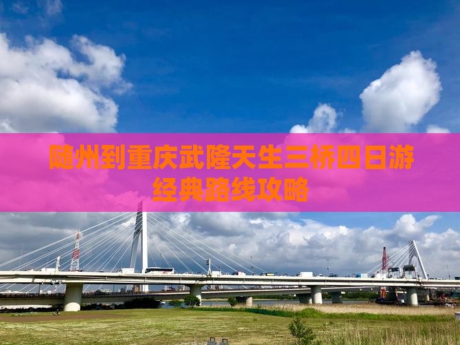 随州到重庆武隆天生三桥四日游经典路线攻略