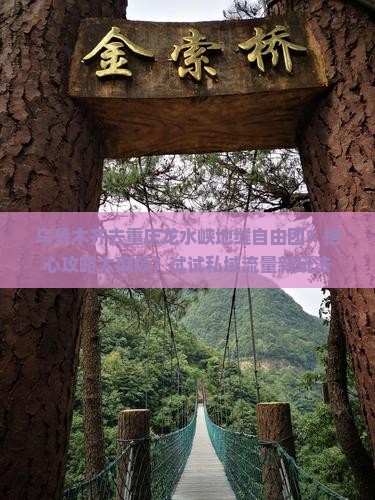 乌鲁木齐去重庆龙水峡地缝自由团？担心攻略太麻烦？试试私域流量新玩法