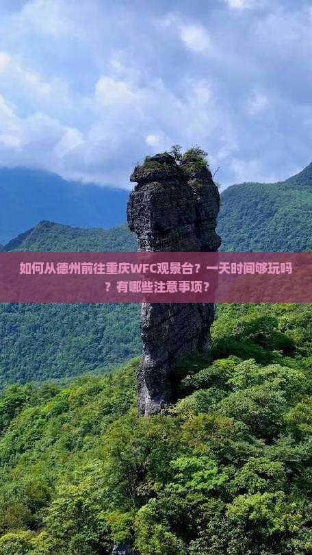 如何从德州前往重庆WFC观景台？一天时间够玩吗？有哪些注意事项？