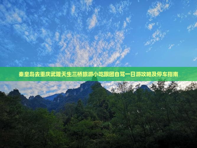 秦皇岛去重庆武隆天生三桥旅游小吃跟团自驾一日游攻略及停车指南