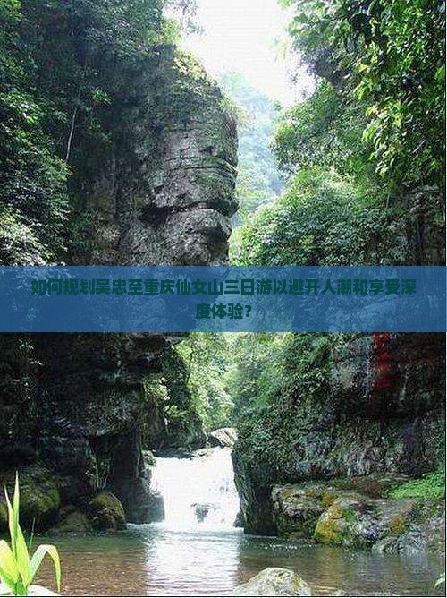 如何规划吴忠至重庆仙女山三日游以避开人潮和享受深度体验？