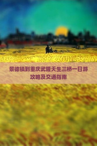 景德镇到重庆武隆天生三桥一日游攻略及交通指南