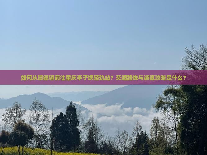 如何从景德镇前往重庆李子坝轻轨站？交通路线与游览攻略是什么？