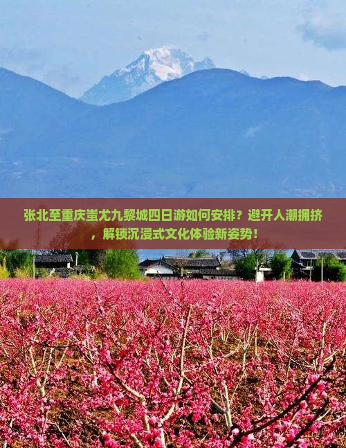 张北至重庆蚩尤九黎城四日游如何安排？避开人潮拥挤，解锁沉浸式文化体验新姿势！