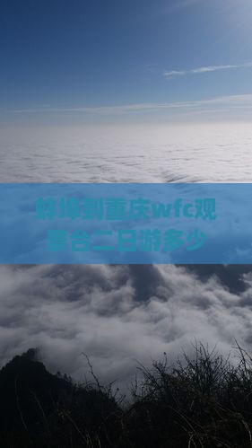 蚌埠到重庆wfc观景台二日游多少钱及路线
