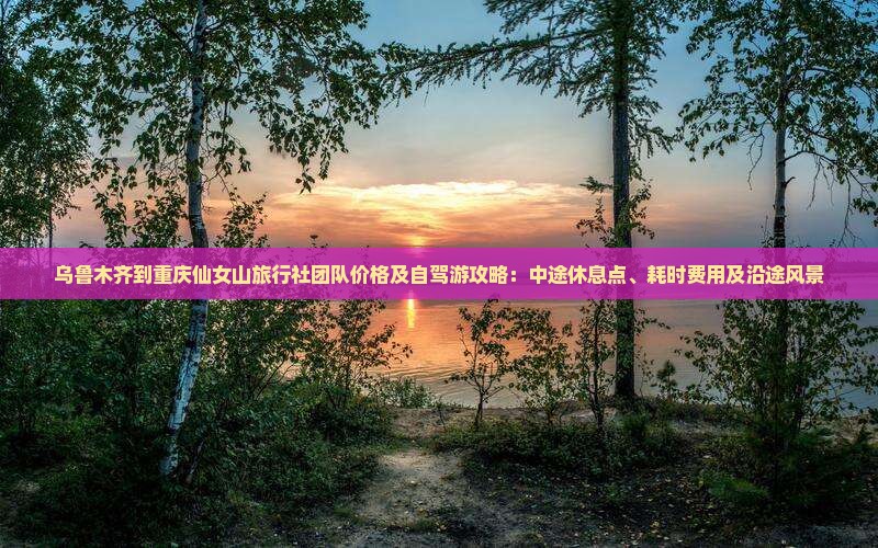 乌鲁木齐到重庆仙女山旅行社团队价格及自驾游攻略：中途休息点、耗时费用及沿途风景