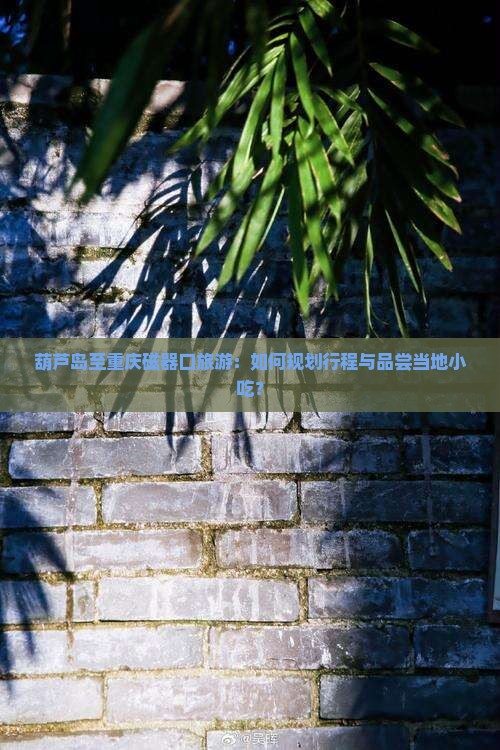 葫芦岛至重庆磁器口旅游：如何规划行程与品尝当地小吃？