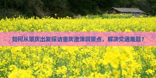 如何从肇庆出发探访重庆渣滓洞景点，解决交通难题？