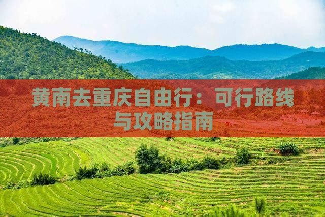 黄南去重庆自由行：可行路线与攻略指南