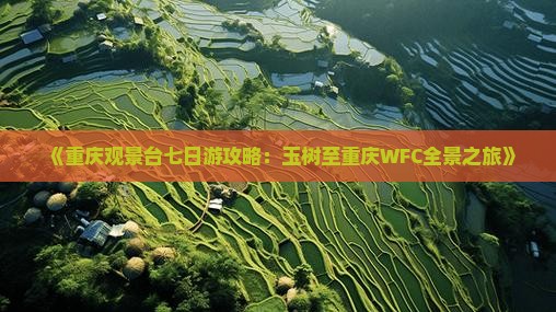 《重庆观景台七日游攻略：玉树至重庆WFC全景之旅》