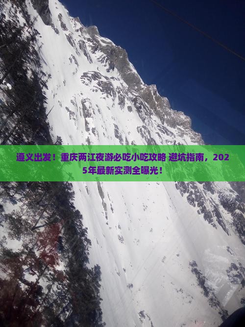遵义到重庆两江夜游旅游小吃