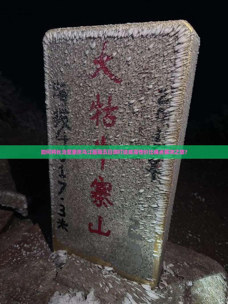 如何将长治至重庆乌江画廊五日游打造成高性价比痛点解决之旅？