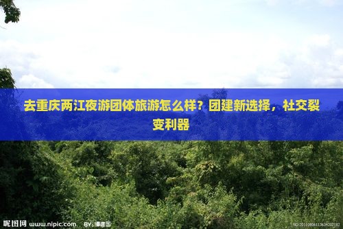 去重庆两江夜游团体旅游怎么样？团建新选择，社交裂变利器