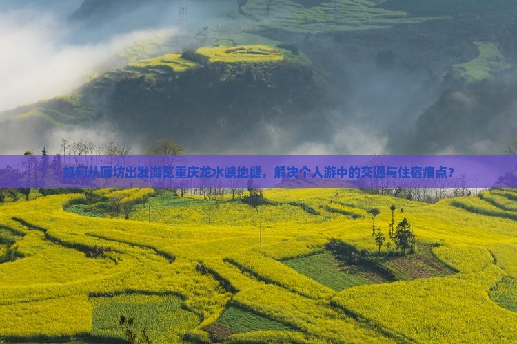 如何从廊坊出发游览重庆龙水峡地缝，解决个人游中的交通与住宿痛点？