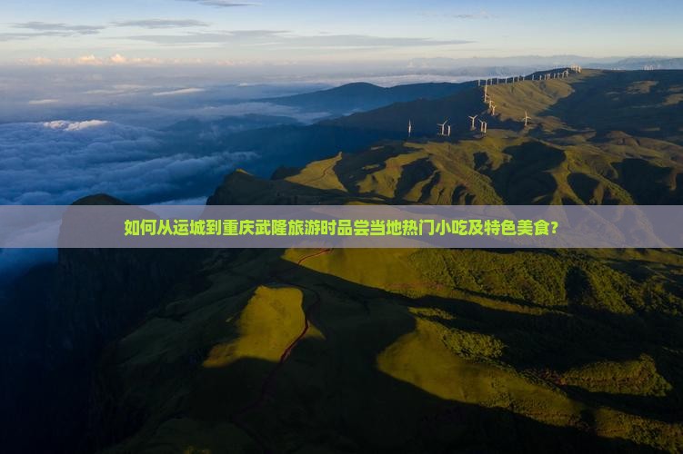 如何从运城到重庆武隆旅游时品尝当地热门小吃及特色美食？