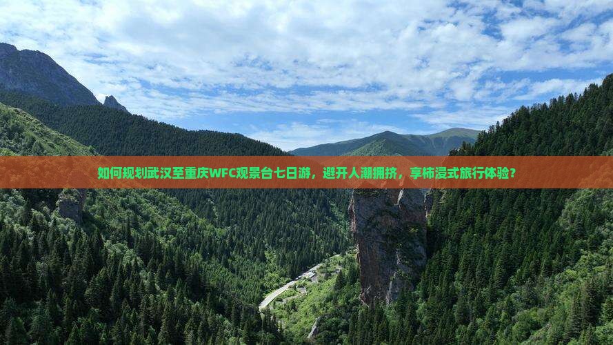 如何规划武汉至重庆WFC观景台七日游，避开人潮拥挤，享柿浸式旅行体验？