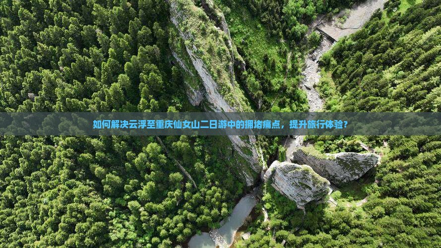 如何解决云浮至重庆仙女山二日游中的拥堵痛点，提升旅行体验？