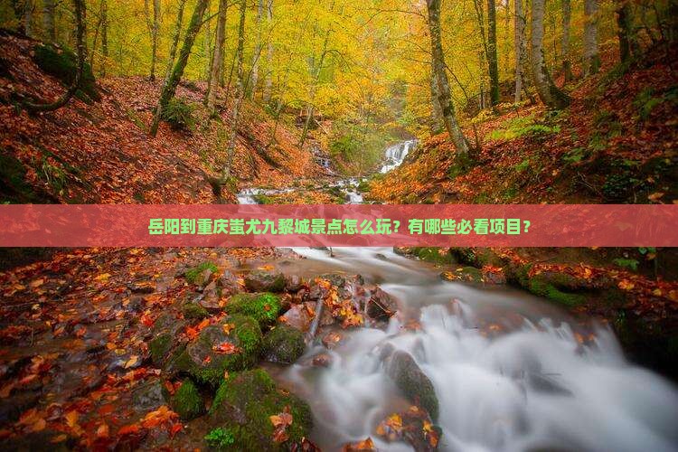 岳阳到重庆蚩尤九黎城景点怎么玩？有哪些必看项目？
