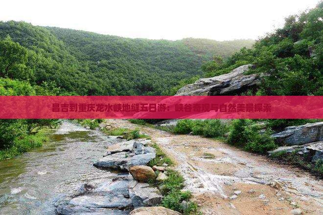 昌吉到重庆龙水峡地缝五日游:峡谷奇观与自然美景探索 昌吉到重庆龙水峡地缝五日游:峡谷奇观与自然美景探索